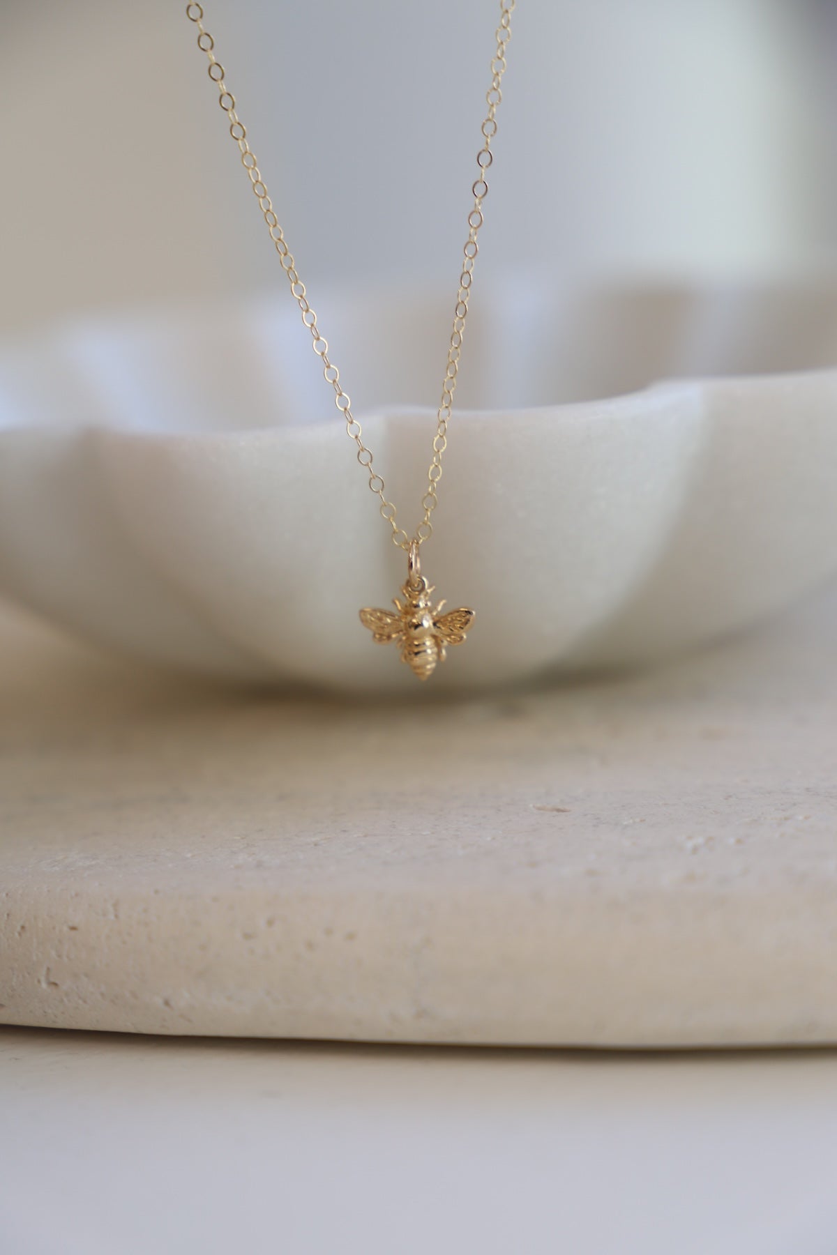  BEE CHARM NECKLACE