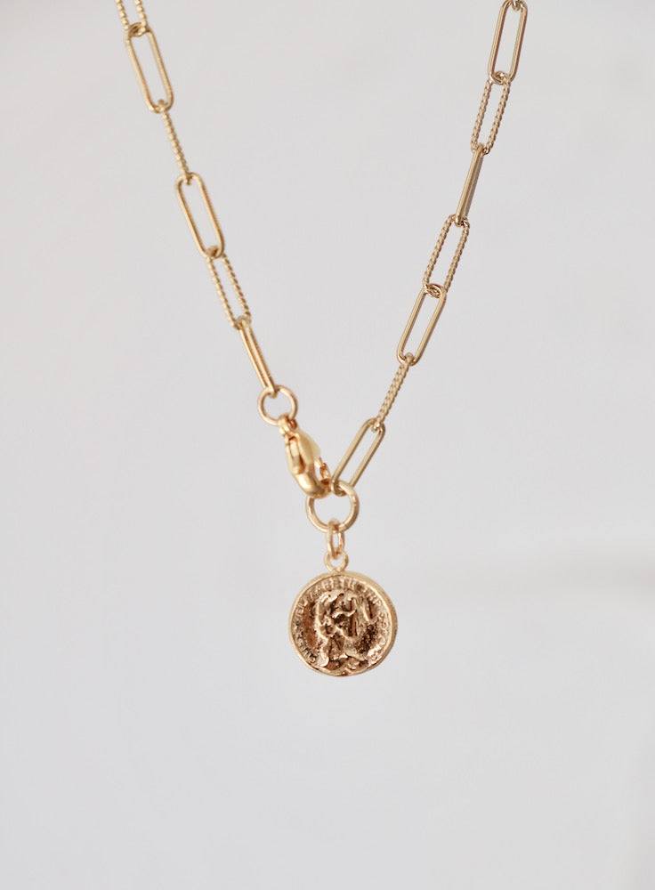  LORA COIN NECKLACE