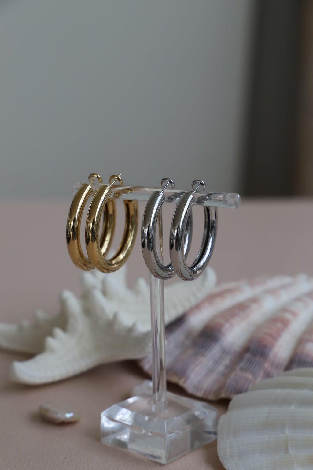  COLETTE SILVER LUXE HOOPS