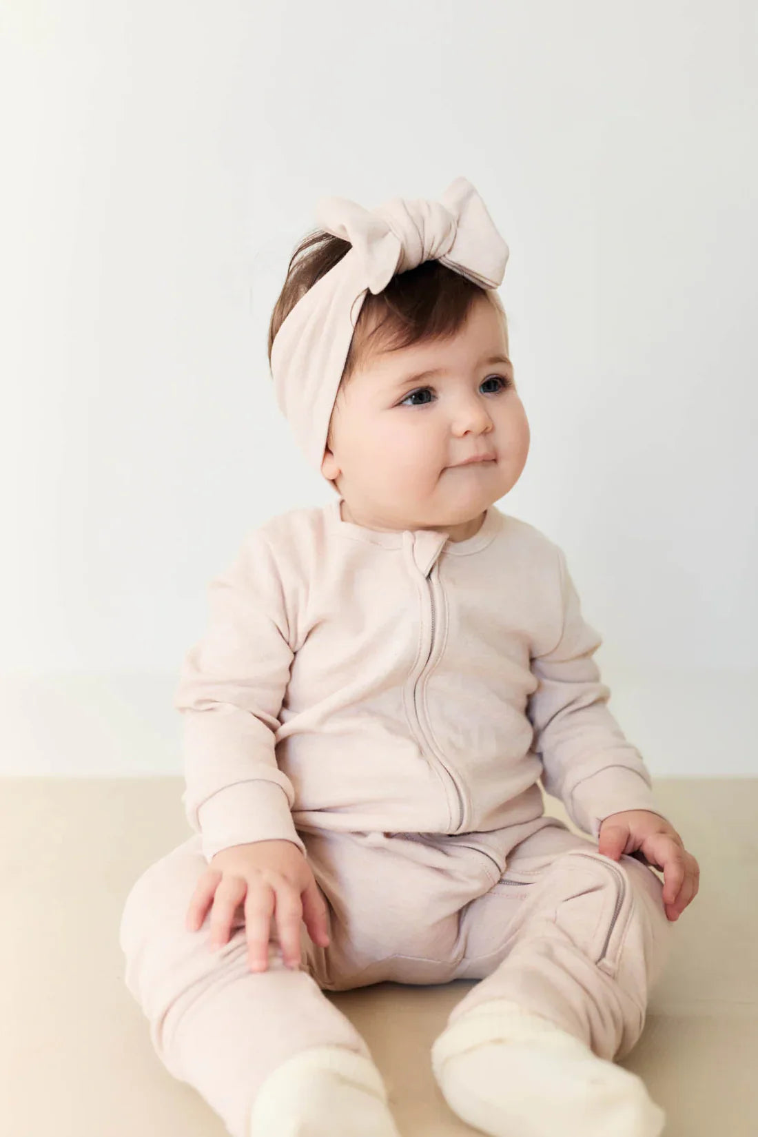  PIMA COTTON ZIP ONE PIECE - LUNA