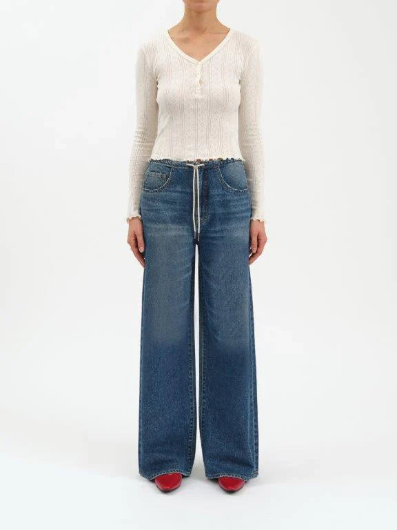 MADISON WIDE LEG JEAN- VINTAGE DENIM