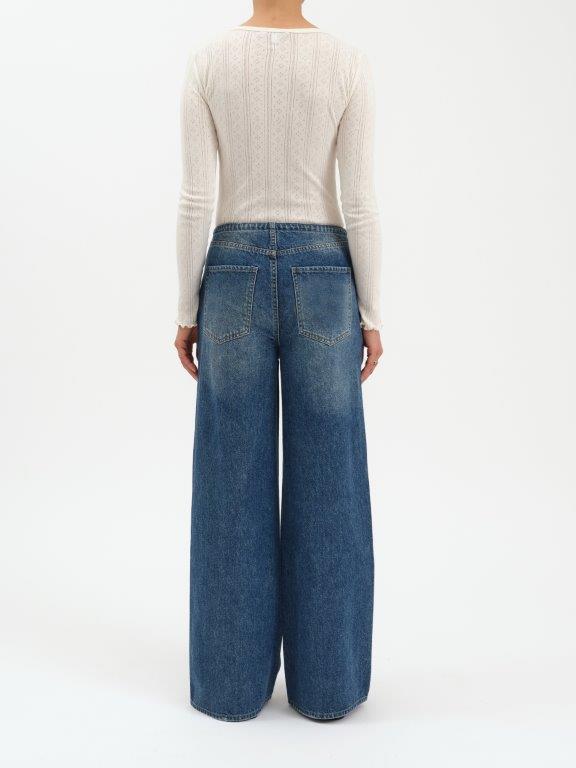  MADISON WIDE LEG JEAN- VINTAGE DENIM