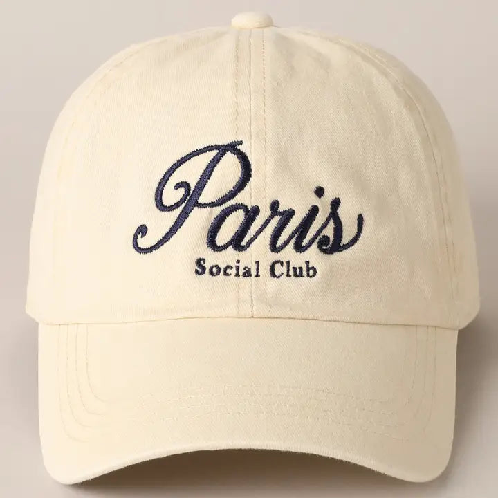  PARIS SOCIAL CLUB CAP