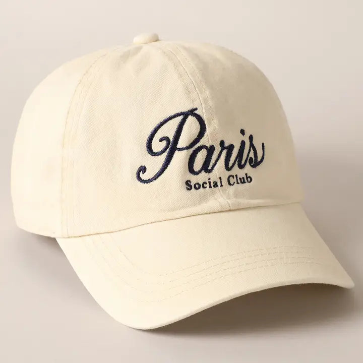  PARIS SOCIAL CLUB CAP