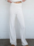  KNIT POINTELLE PANTS