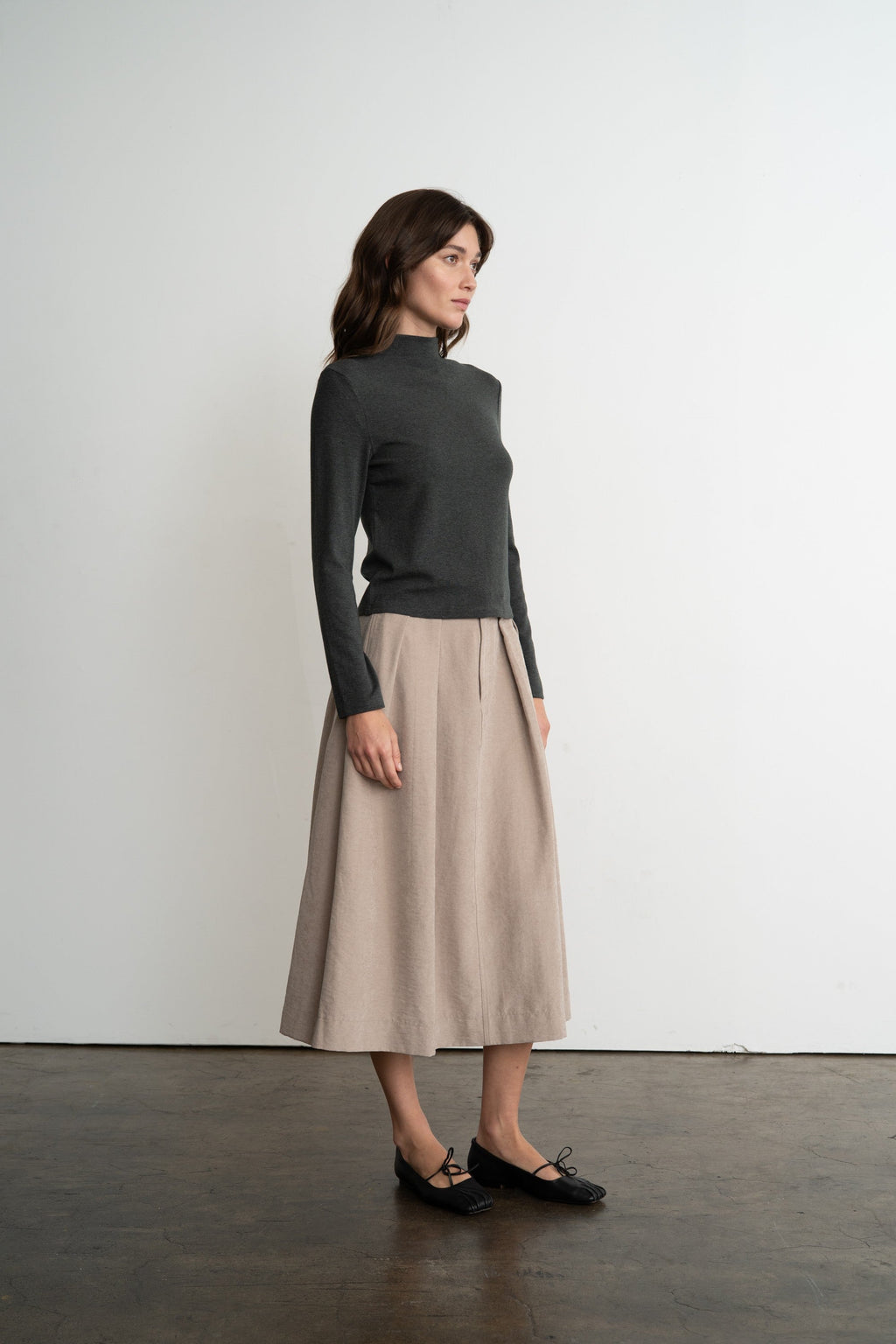  MEL SUEDED SKIRT