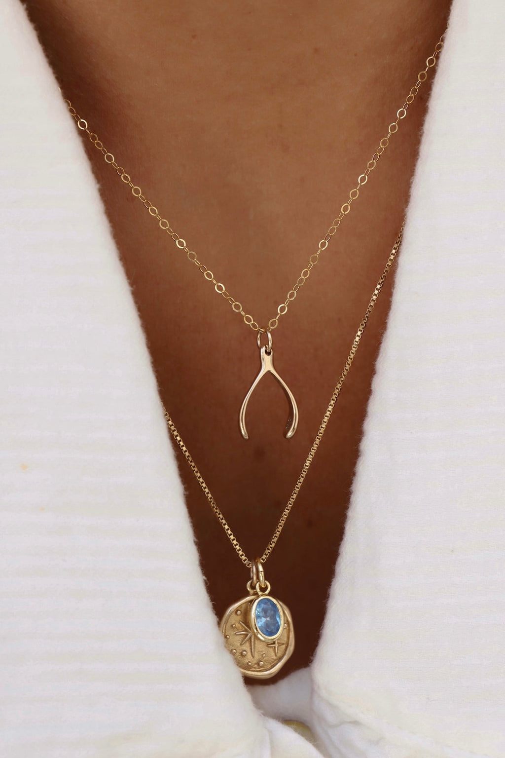  WISHBONE NECKLACE