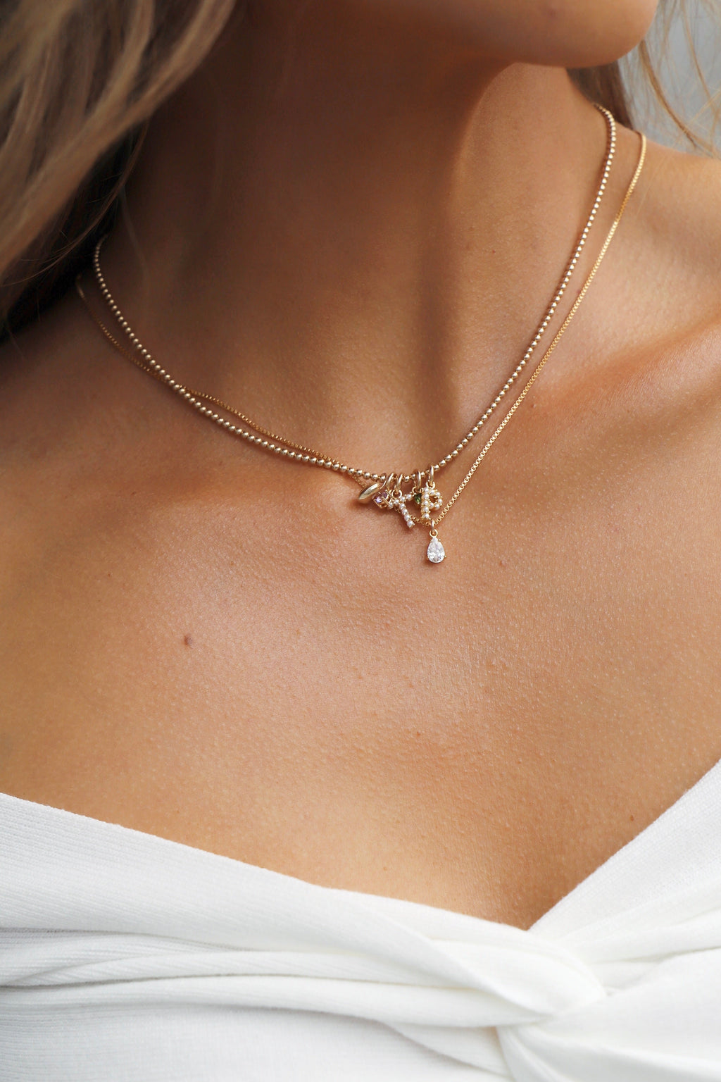  GOLD FILLED BEADED CHAIN