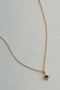  PETITE BLACK STARBURST NECKLACE