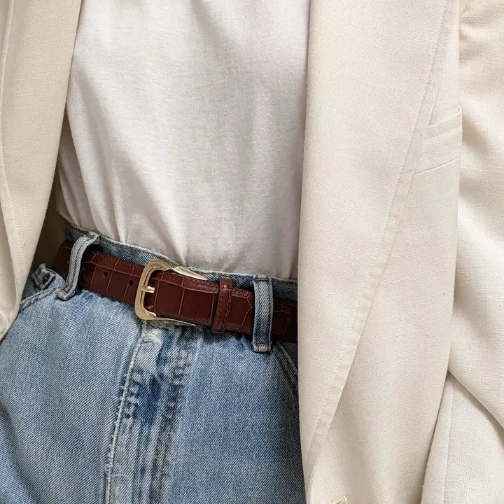 MILDRED BELT- BROWN