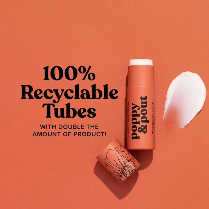  LIP BALM- POMEGRANATE PEACH