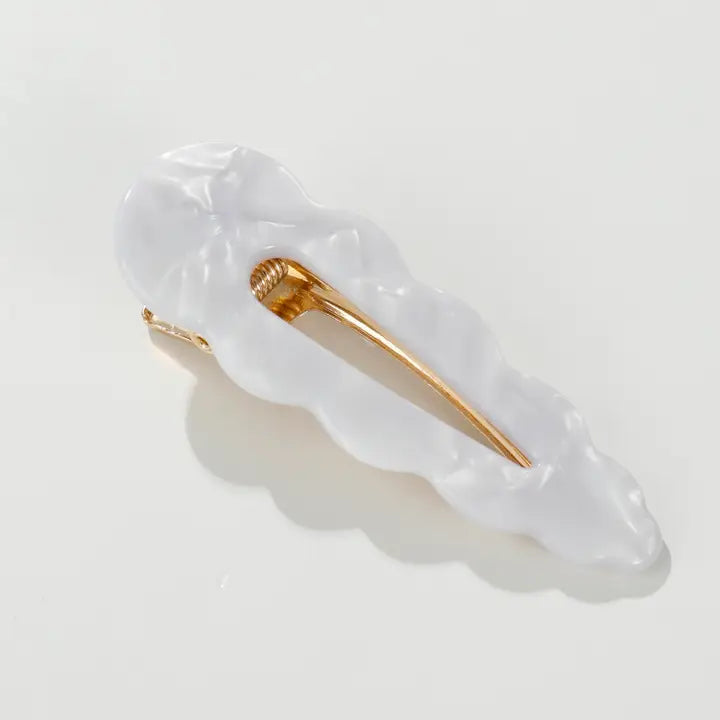  COASTAL SCALLOPED BARRETTE CLIPS