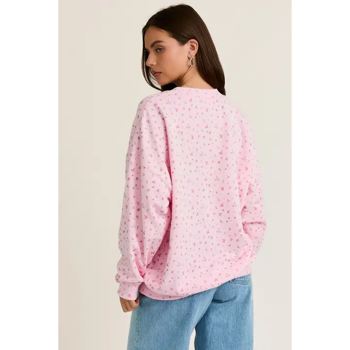  DITSY FLORAL SWEATSHIRT