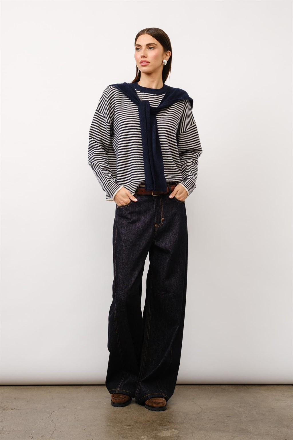  KATE STRIPED SWEATER