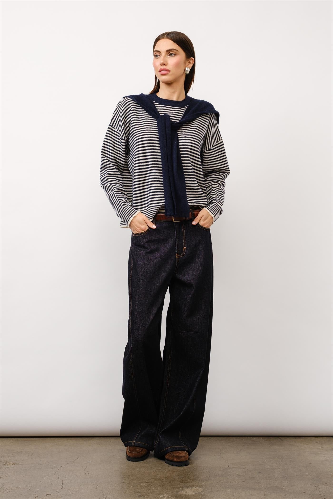  KATE STRIPED SWEATER