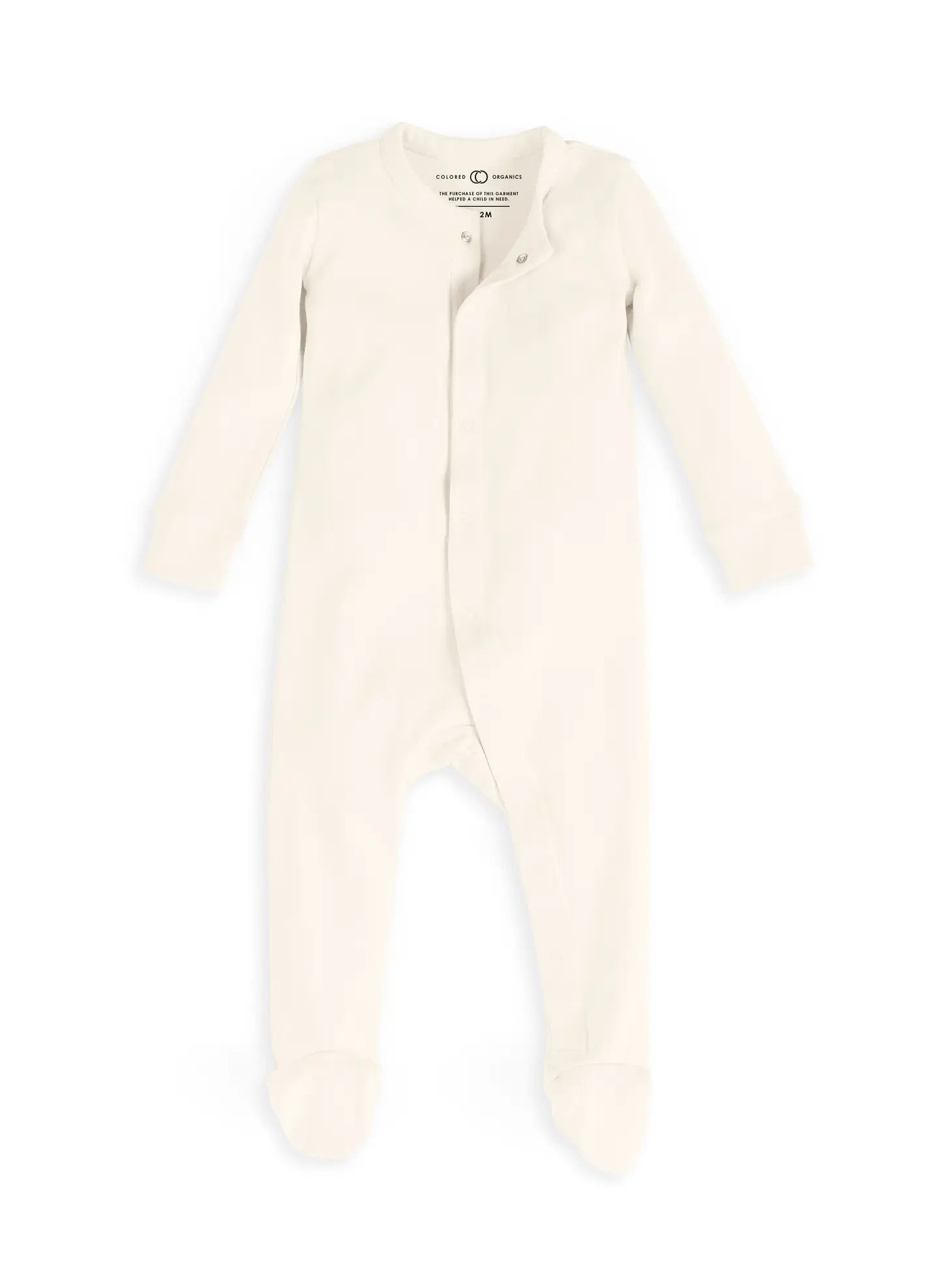  SKYLAR FOOTED SLEEPER-NATURAL